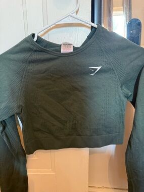 Gymshark Dark Green Crewneck Tee